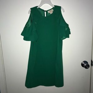 Kate Spade Green Open Shoulder Girls Shirt/Dress